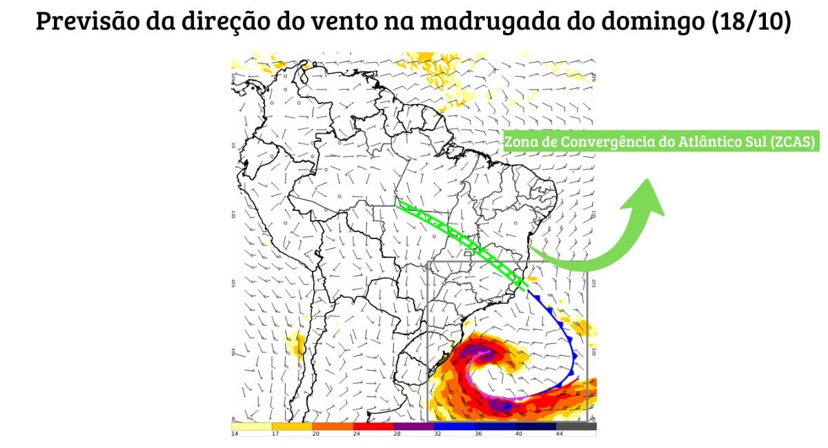 Chuvas intensas vão atingir o Brasil com formação de ZCAS