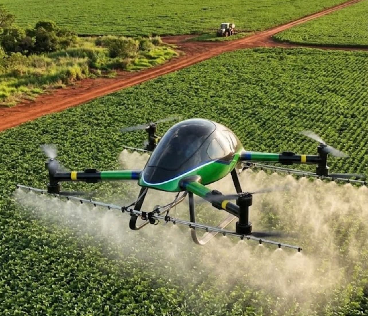 Salto do agro: o eVTOL Skyros, apresentado por Urandir, otimiza o tempo no campo